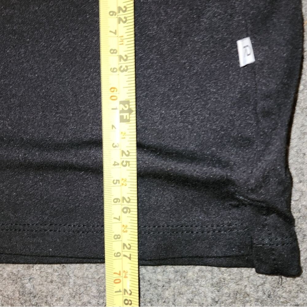 7DIAMONDS mens Black V Neck Core T Shirt Sz M Quiet Lux Performance Minimal - Picture 11 of 16